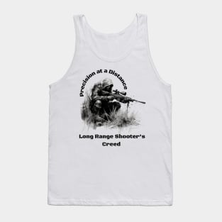 Precision at a Distance: Long Range Shooter's Creed Long Range Shooting Tank Top